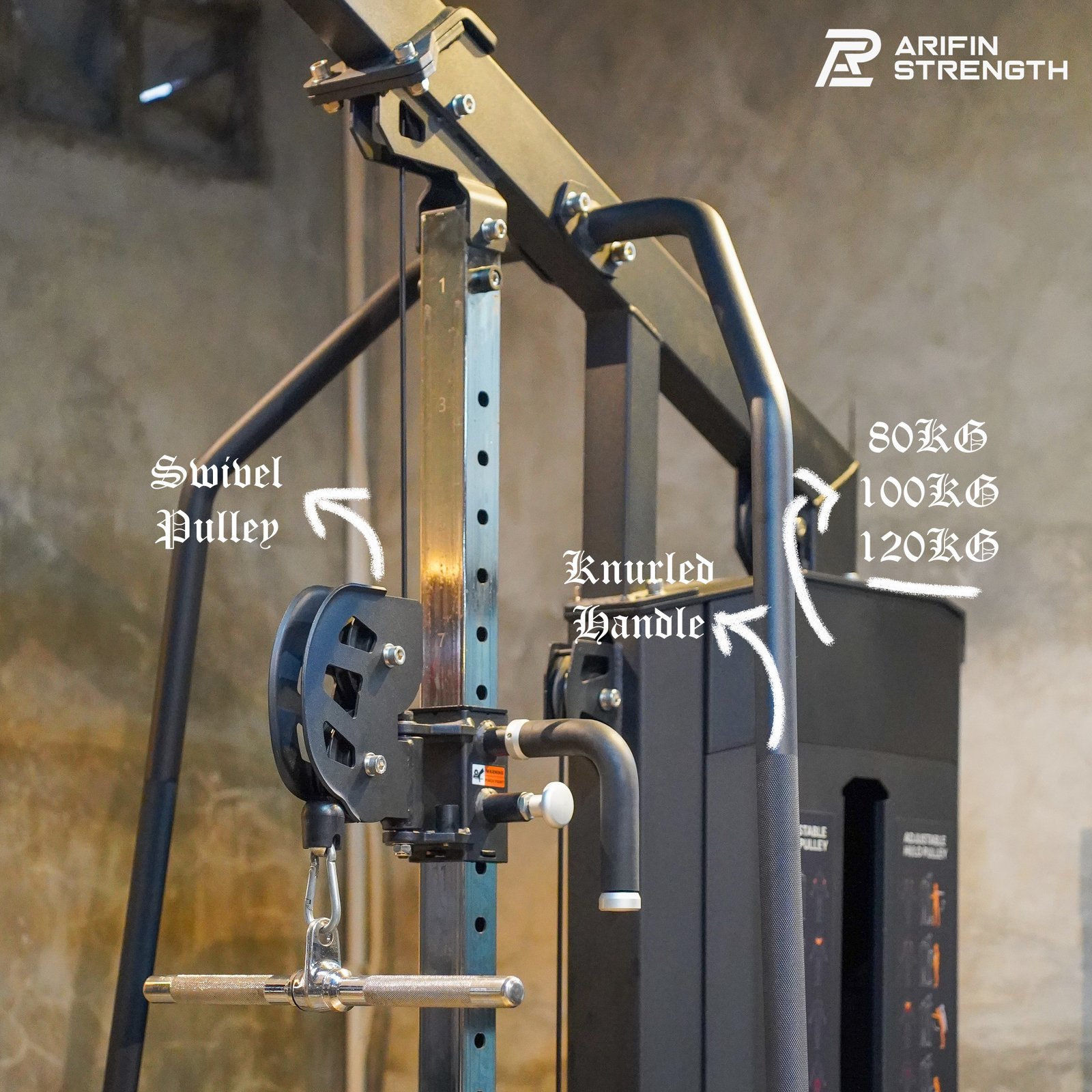 Arifin Strength Single Adjustable Pulley