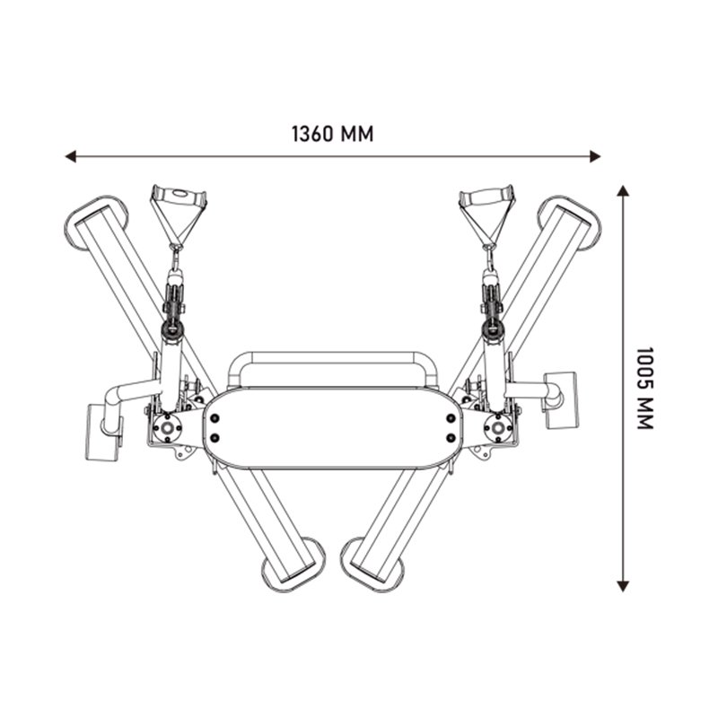 Arifin Strength Multi Adjustable Dual Pulley