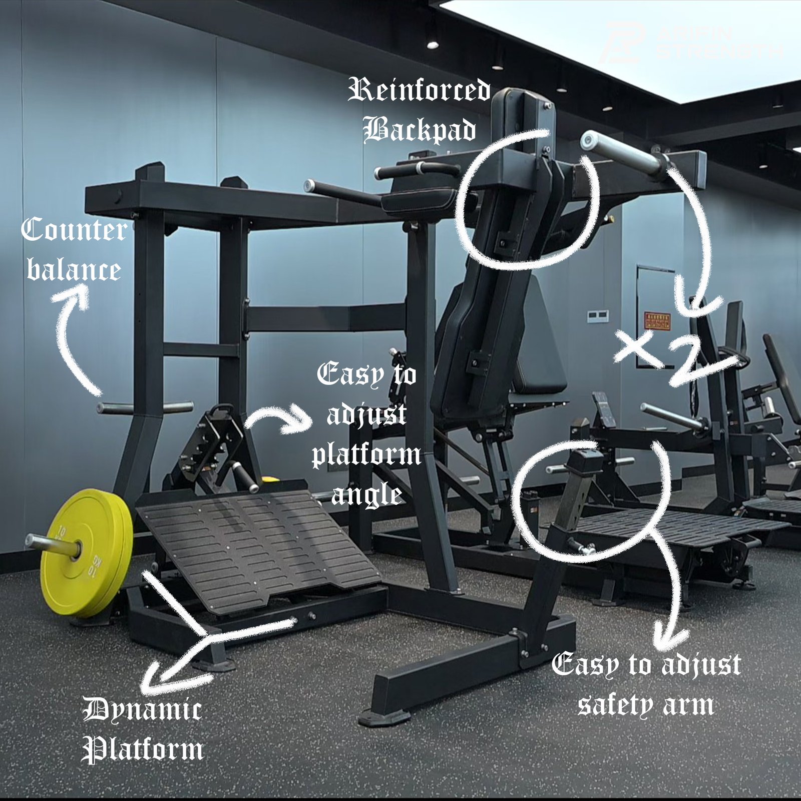 Arifin Strength Pendulum Squat